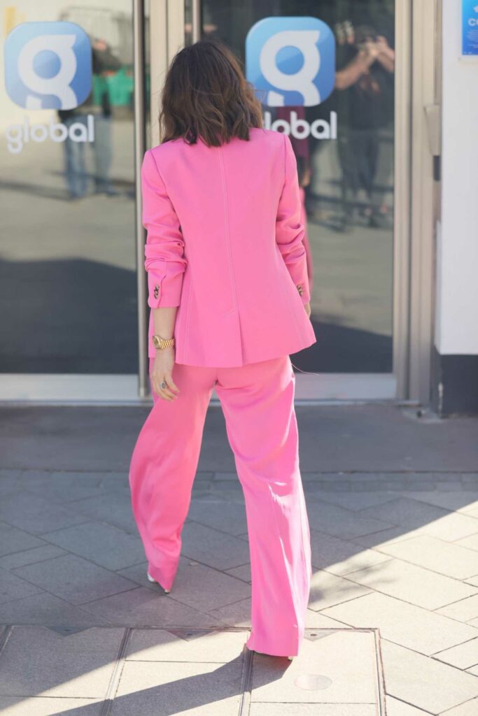 Myleene Klass in a Pink Suit