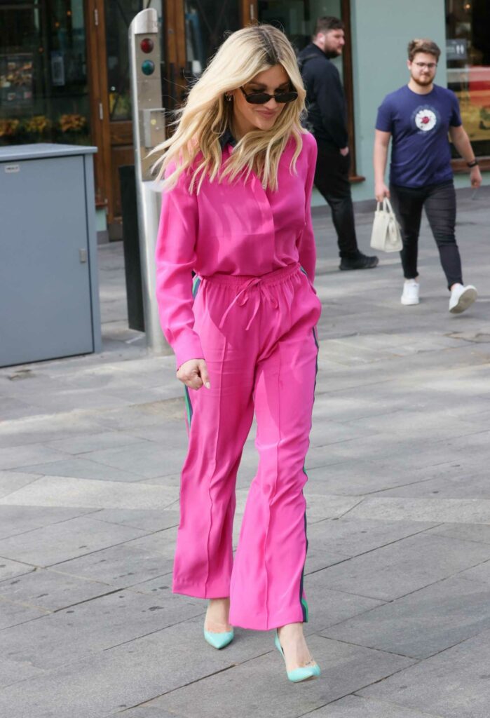 Ashley Roberts in a Pink Suit