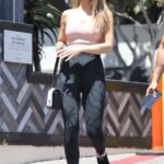 Chrishell Stause in a Pink Tank Top Was Seen Out in Beverly Hills