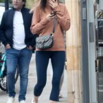 Frida Andersson-Lourie in a Tan Sweatshirt Was Seen Out with Jamie Redknapp in West London