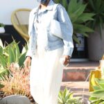 Gabrielle Union in a White Pants Was Seen Out with Dwyane Wade in Santa Barbara