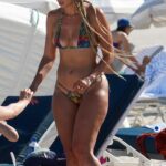Julieanna Goddard in Bikini on the Beach in Miami