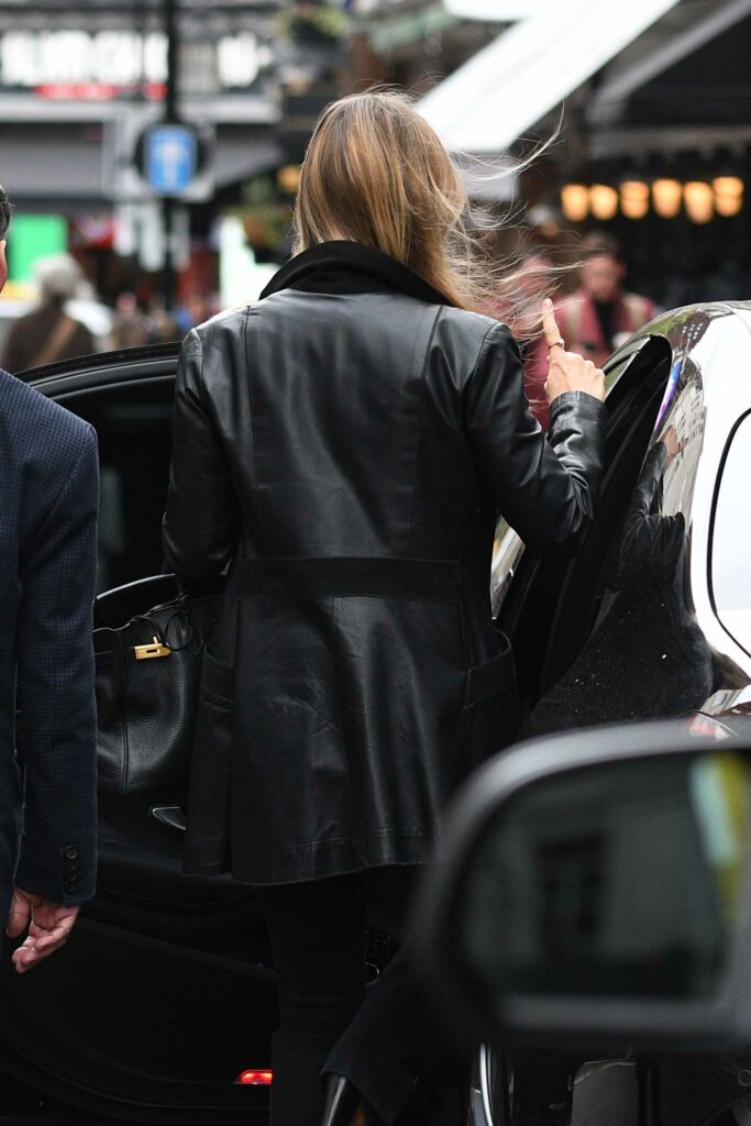 Kate Moss in a Black Blazer