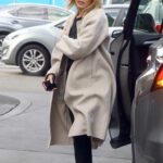 Kylie Minogue in a Beige Coat Was Seen Out in Melbourne