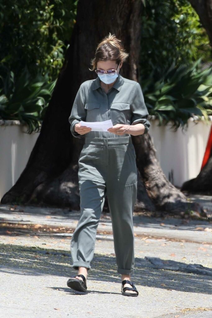 Michelle Pfeiffer in an Ollive Jumpsuit