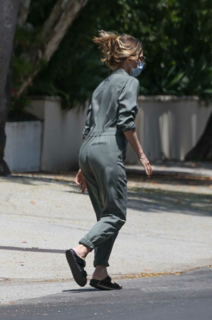 Michelle Pfeiffer in an Ollive Jumpsuit