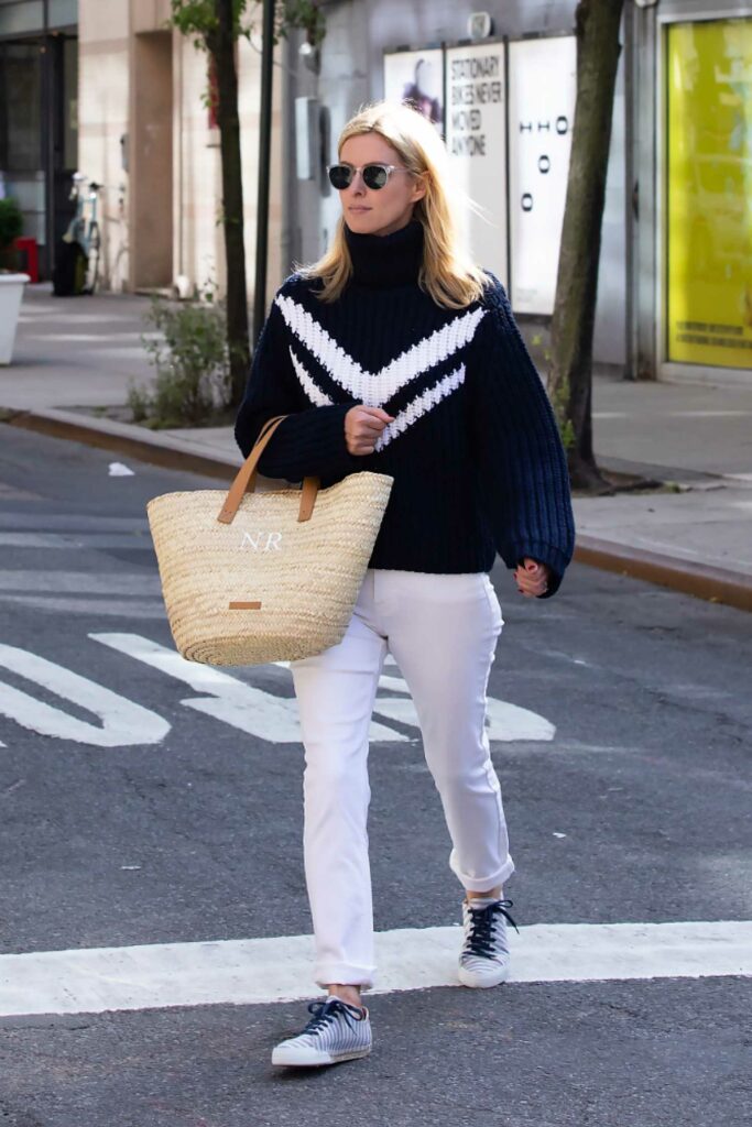 Nicky Hilton in a White Pants