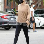 Nicole Richie in a Beige Sweater Was Seen Out in Beverly Hills