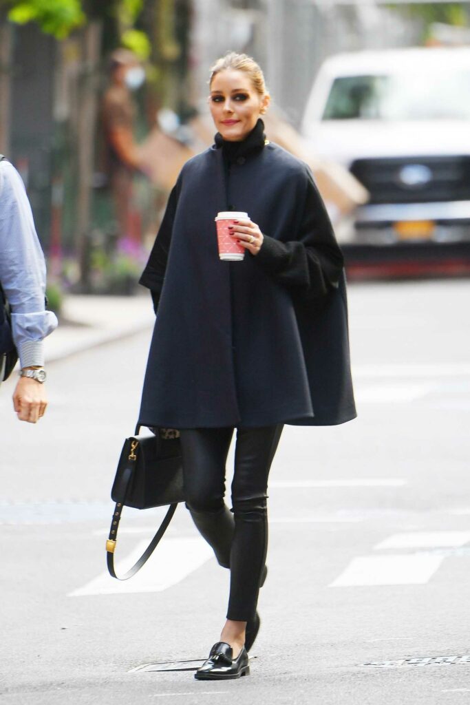 Olivia Palermo in a Black Pants