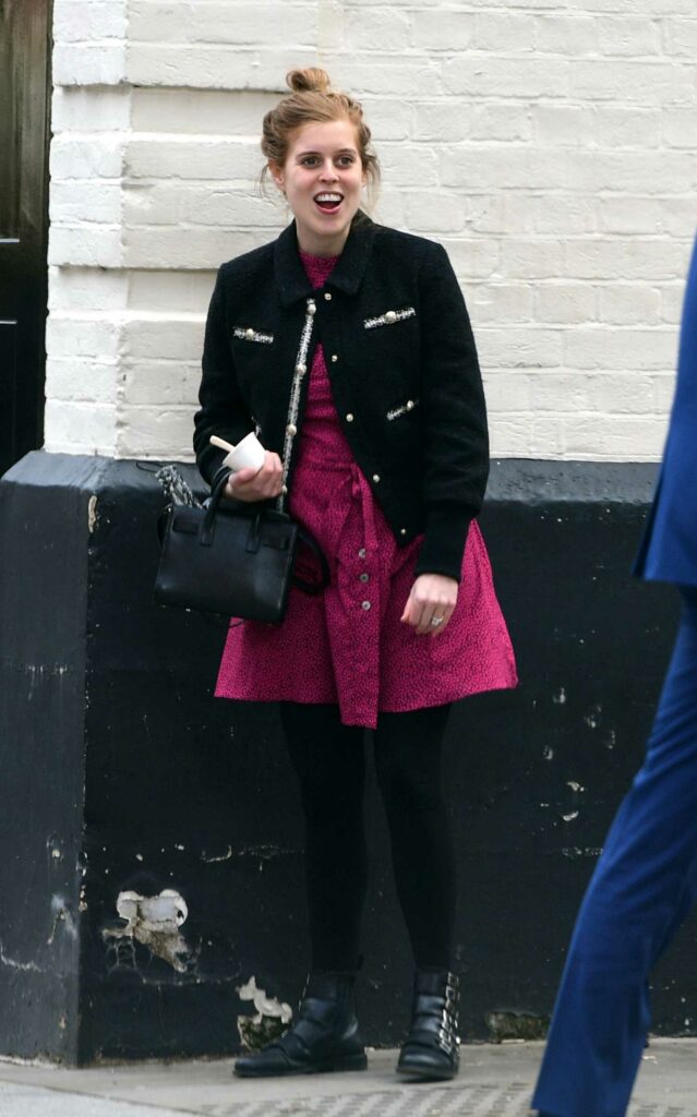 Princess Beatrice in a Black Jacket