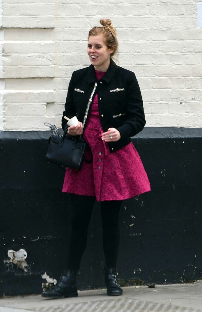 Princess Beatrice in a Black Jacket