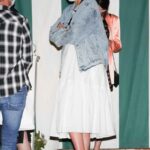 Gal Gadot in a White Dress Grabs a Late Dinner at San Vicente Bungalows in West Hollywood