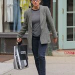 Gina Gershon in a Grey Blazer Was Seen Out in New York