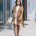 Janette Manrara in a Pink Protective Mask Was Seen Out in London