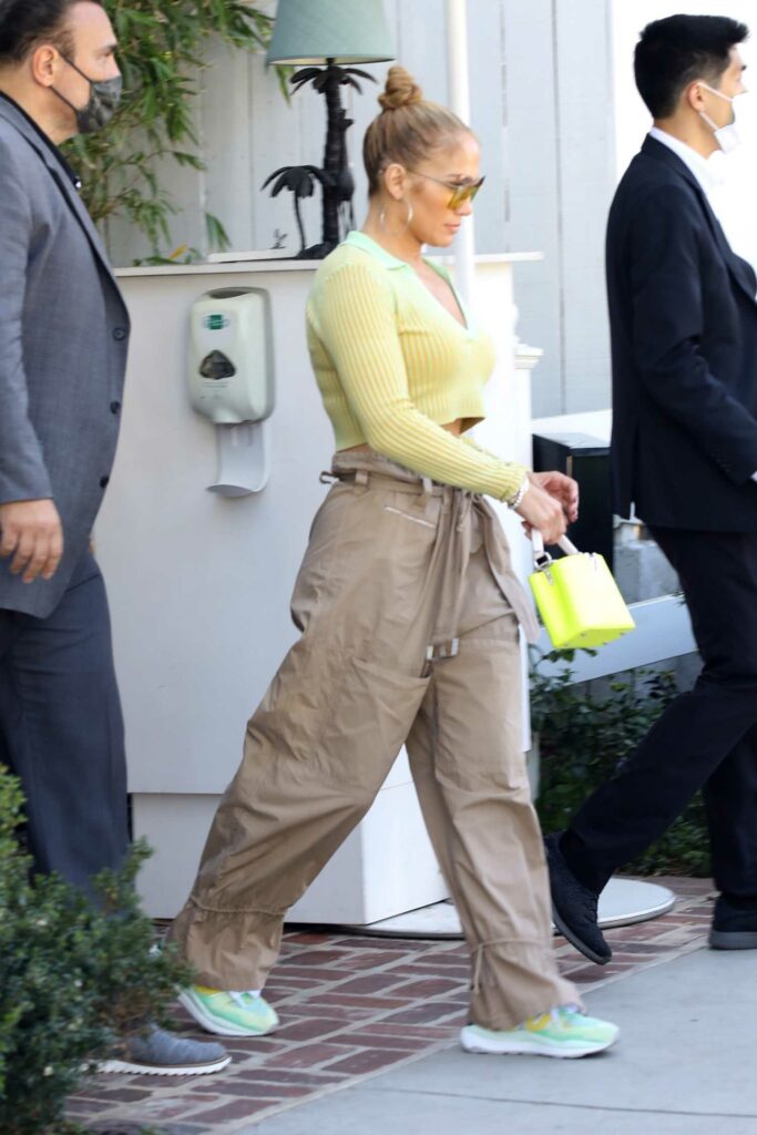 Jennifer Lopez in a Yellow Top