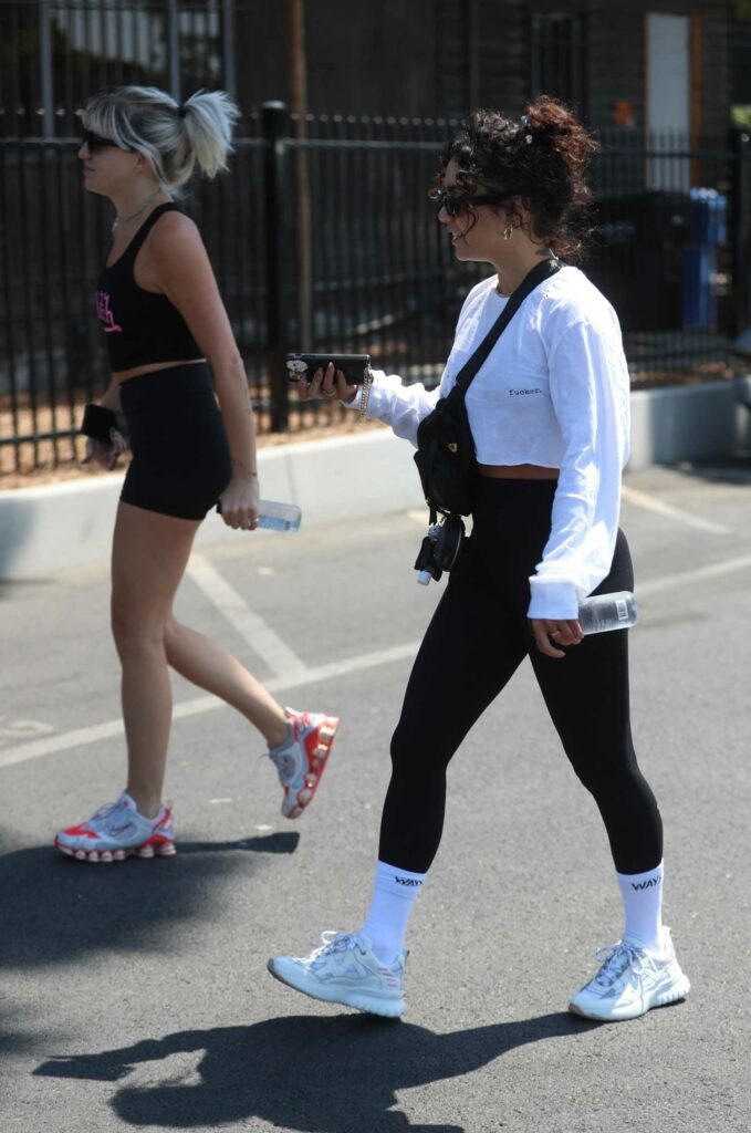 Vanessa Hudgens in a White Sneakers