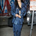 Dixie D’Amelio in a Double Denim Leaves Craig’s in West Hollywood