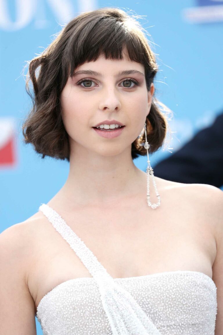 Ludovica Francesconi Attends the Blue Carpet at 2021 Giffoni Film