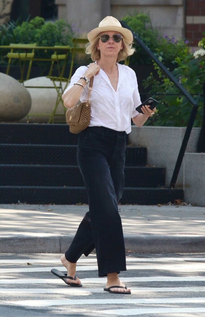 Naomi Watts in a White Blouse