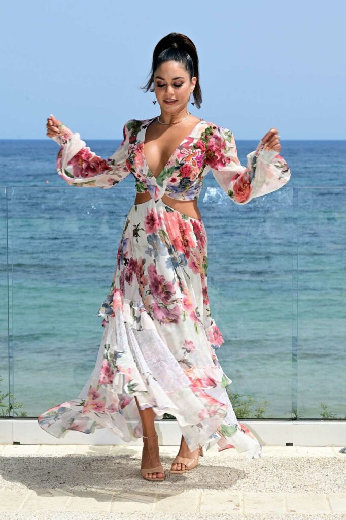 Vanessa Hudgens in a Floral Dress