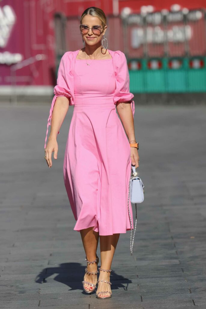 Vogue Williams in a Pink Dress
