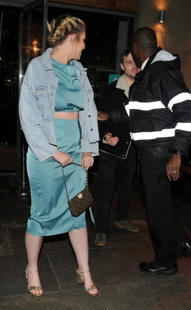 Amy Hart in a Blue Denim Jacket