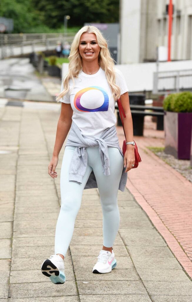 Christine McGuinness in a White Tee