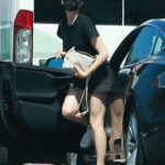 Emmy Rossum in a Black Cap Was Seen Out in West Hollywood