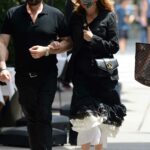 Julia Roberts in a Black Blazer Was Seen Out with Her Friend and Hairstylist Serge Normant in New York