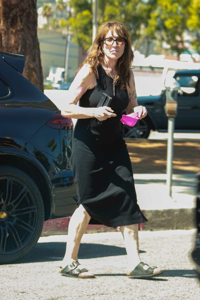 Katey Sagal in a Black Dress