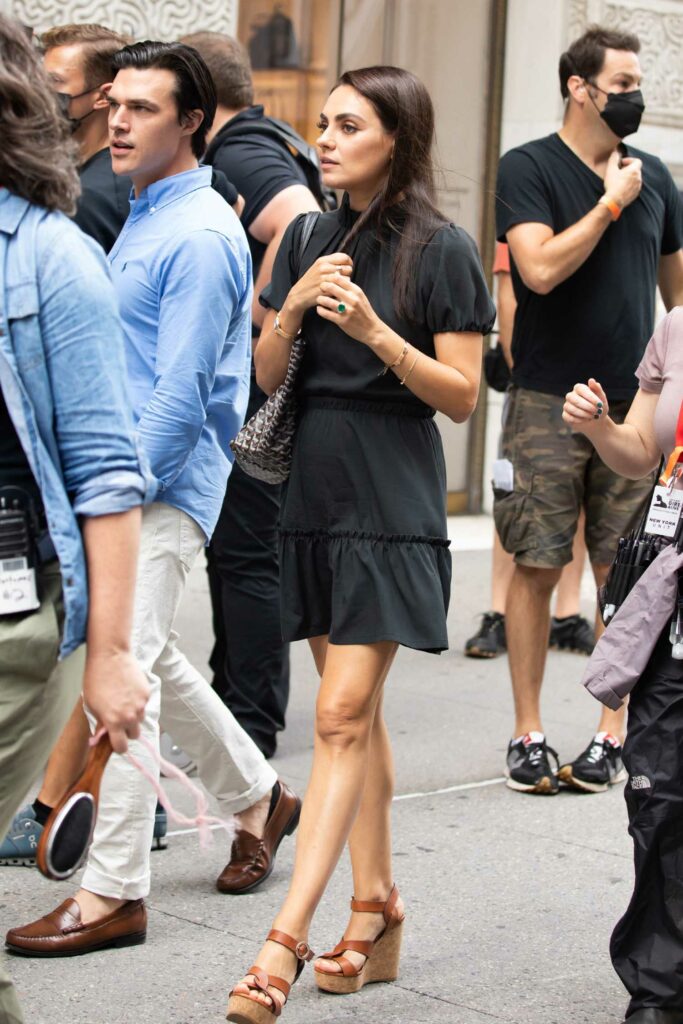 Mila Kunis in a Black Dress