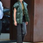 Gigi Hadid in a Black Pants Was Seen Out in New York