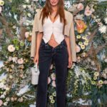 Haley Kalil Attends the Inaugural Revolve Gallery at Hudson Yards in New York City