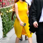 Jessica Chastain in a Yellow Dress Was Seen Out in SoHo in New York City