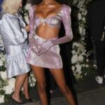 Jourdan Dunn Attends 2021 British Vogue and Tiffany Celebrate Fashion and Film at the Londoner Hotel in London