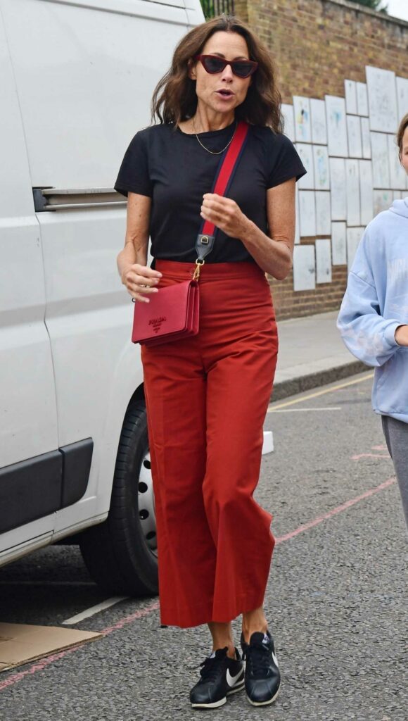 Minnie Driver in a Red Pants