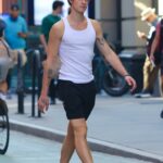 Shawn Mendes in a White Tank Top Was Seen Out in Manhattan in NYC