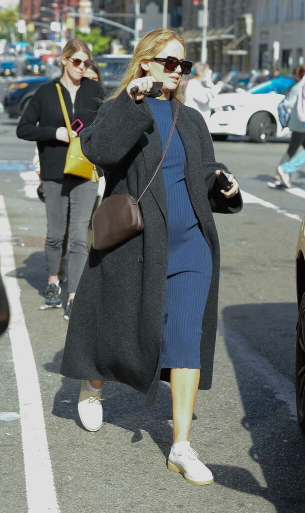 Jennifer Lawrence in a Black Coat