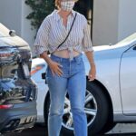 Katy Perry in a Striped Shirt Was Seen Out in Santa Barbara