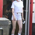 Kristen Stewart in a White Tee Was Seen Out in Los Angeles