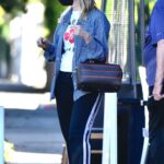 Laura Dern in a Grey Sneakers Was Seen Out in Brentwood
