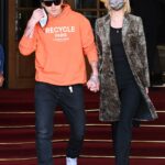 Nicola Peltz in an Animal Print Coat Leaves the Ritz Hotel Out with Brooklyn Beckham in Paris
