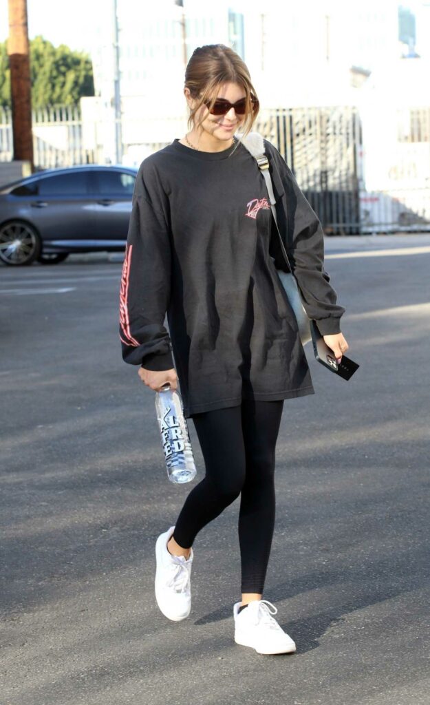 Olivia Jade in a White Sneakers