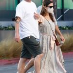 Rachel Bilson in a Checked Dress Was Seen Out with a Mystery Man in Hollywood