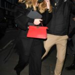 Adele in a Black Protective Mask Leaves a Studio in West London