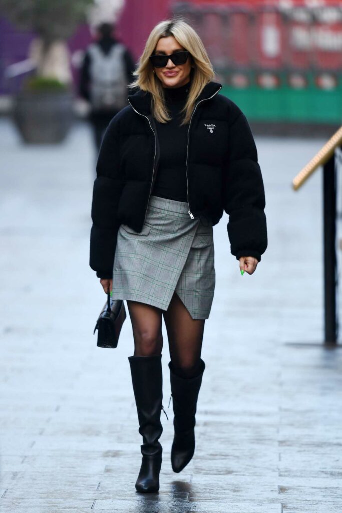 Ashley Roberts in a Black Jacket