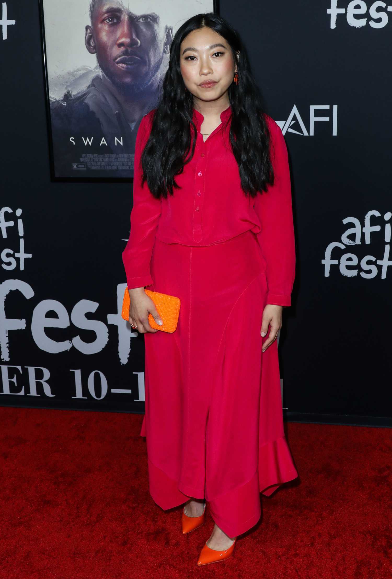Awkwafina Attends the Swan Song World Premiere During 2021 AFI Fest at ...