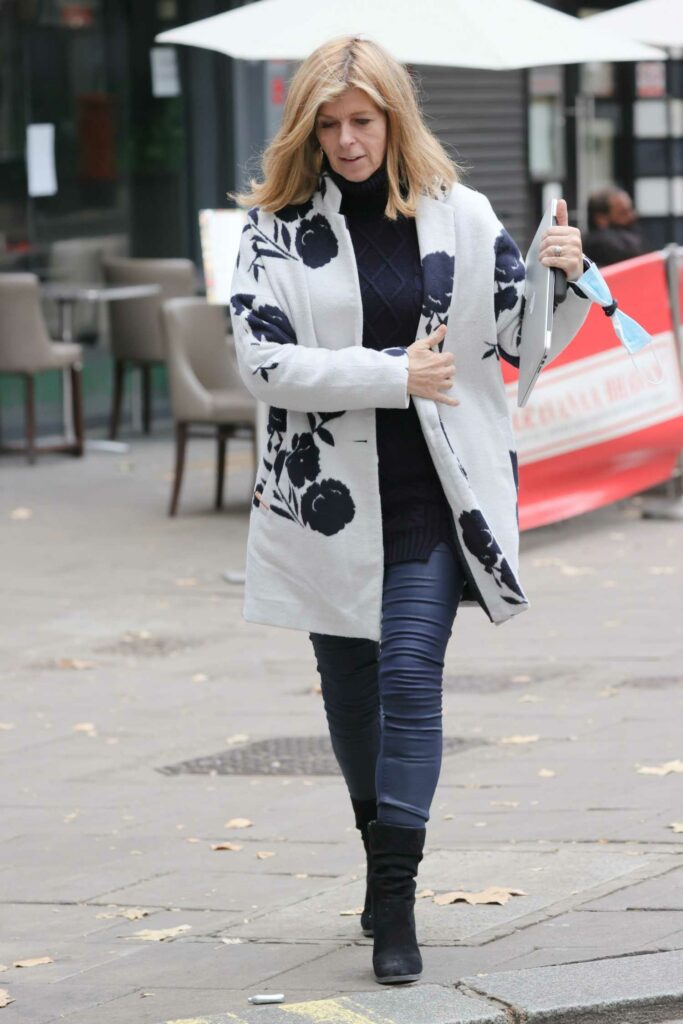 Kate Garraway in a White Jacket
