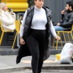 Malin Andersson in a Grey Turtleneck Was Seen Out in London
