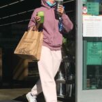 Rooney Mara in a Lilac Hoodie Was Seen Out in Calabasas